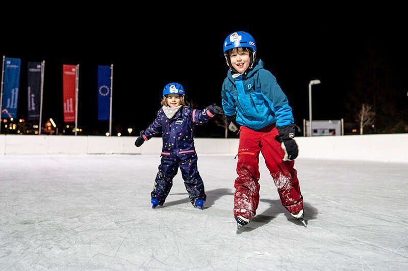 Ice skating in St.Anton am Arlberg