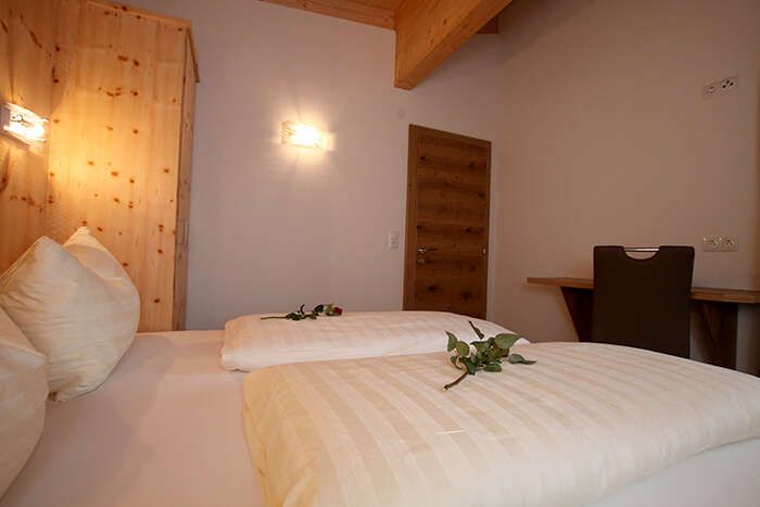 Doppelzimmer im Appartement 2 in Apart St Hubertus am Arlberg