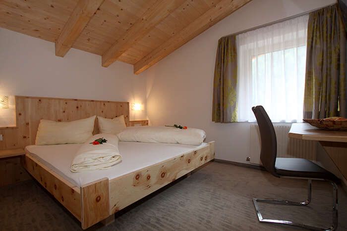 Doppelzimmer im Appartement 3 im Apart St Hubertus